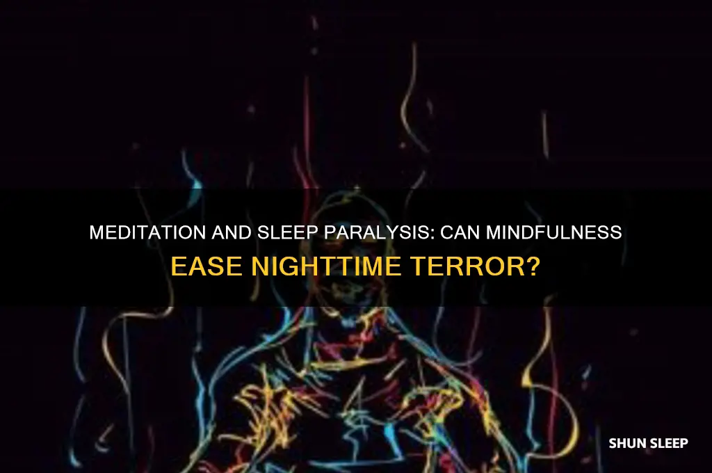 does meditation help sleep paralysis