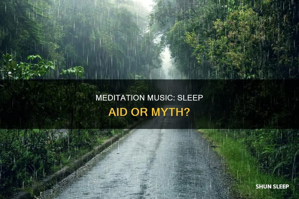 does meditation music work while sleeping