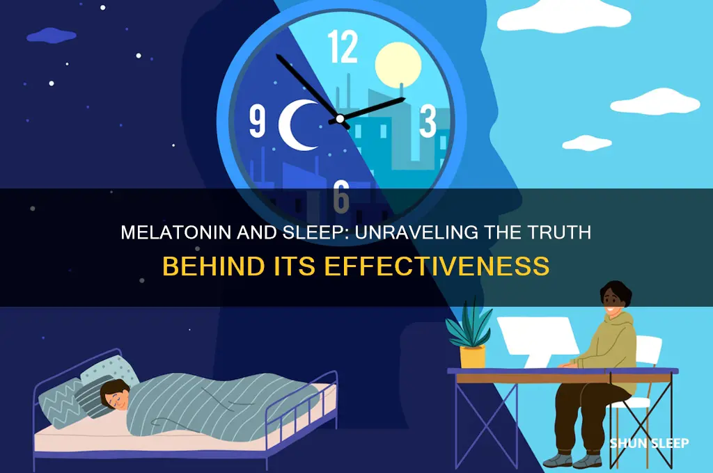 does melatonin actually help sleep