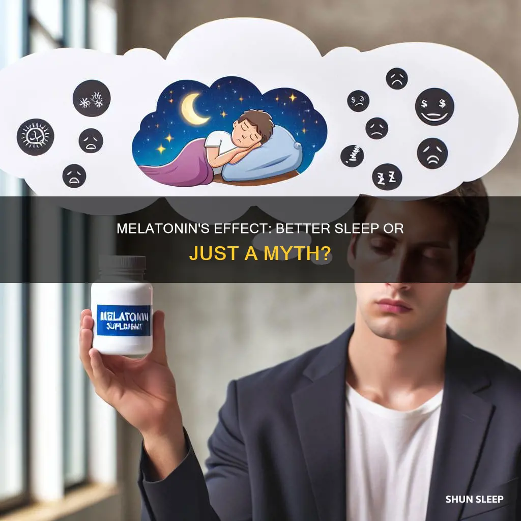 does melatonin givw you better sleep