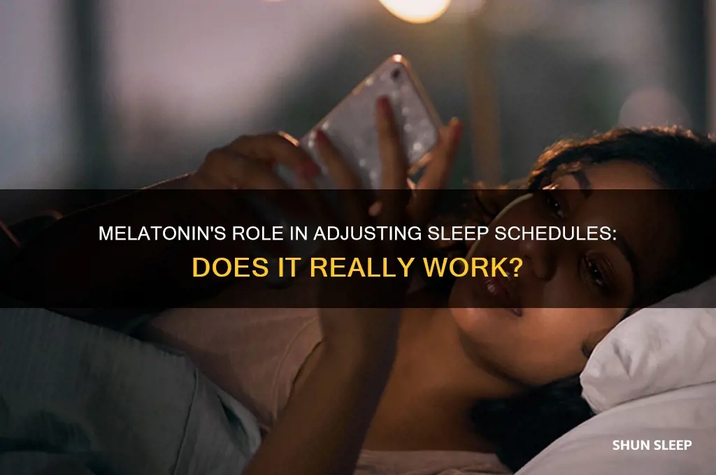 does melatonin help flip sleep schedules