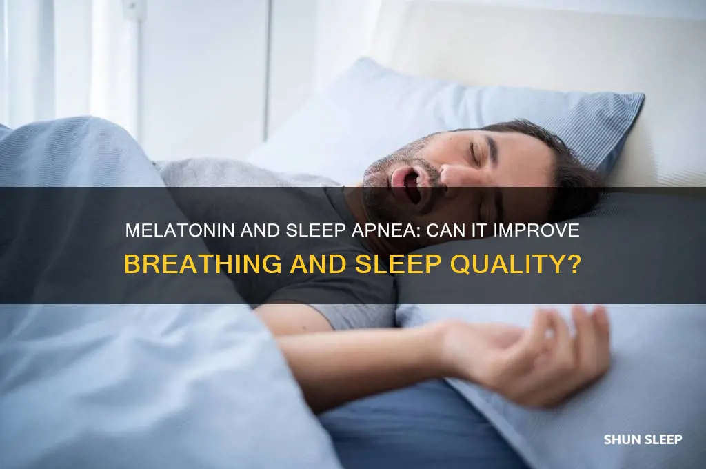 does melatonin help with sleep apnea