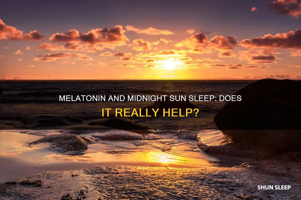 does melatonin help with sleep in the midnight sun