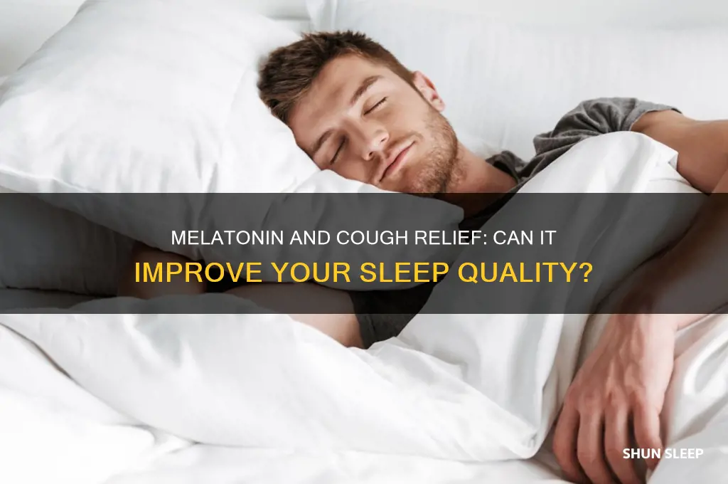 does melatonin help with sleeping with a cough