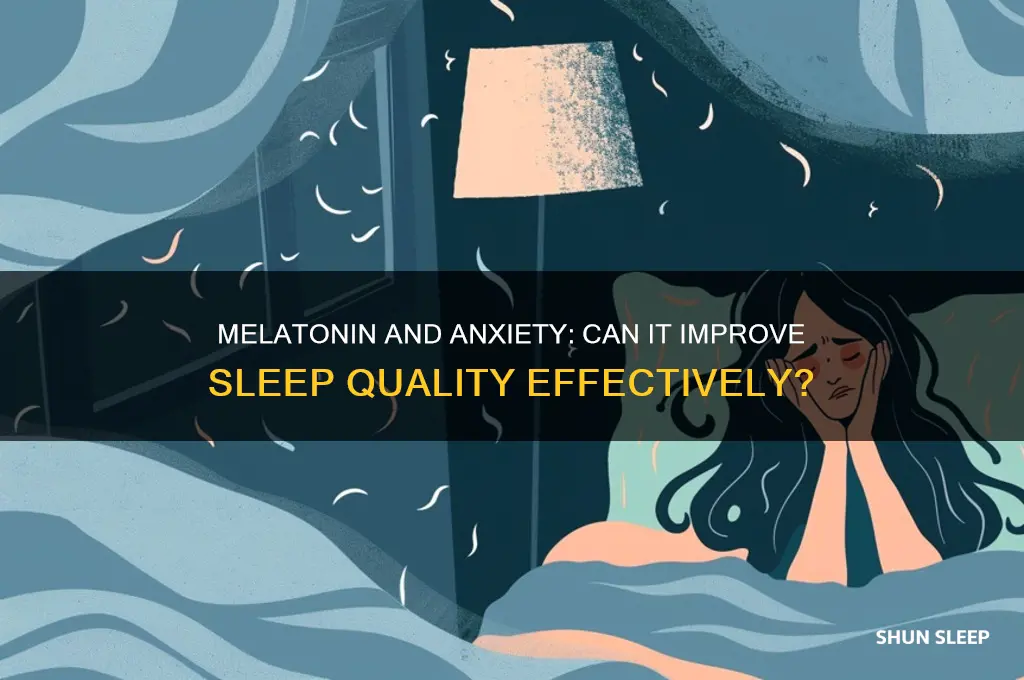 does melatonin help you sleep with anxiety