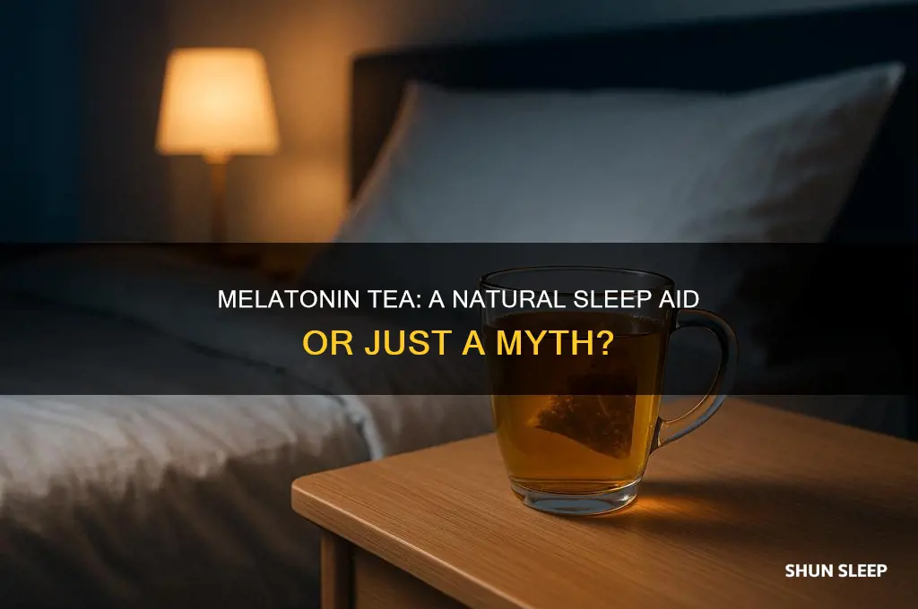 does melatonin tea help you sleep