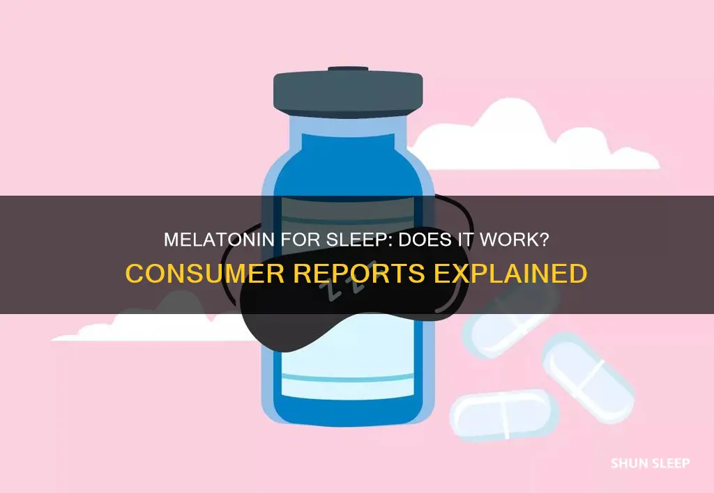 does melatonin work for sleep consumer reports