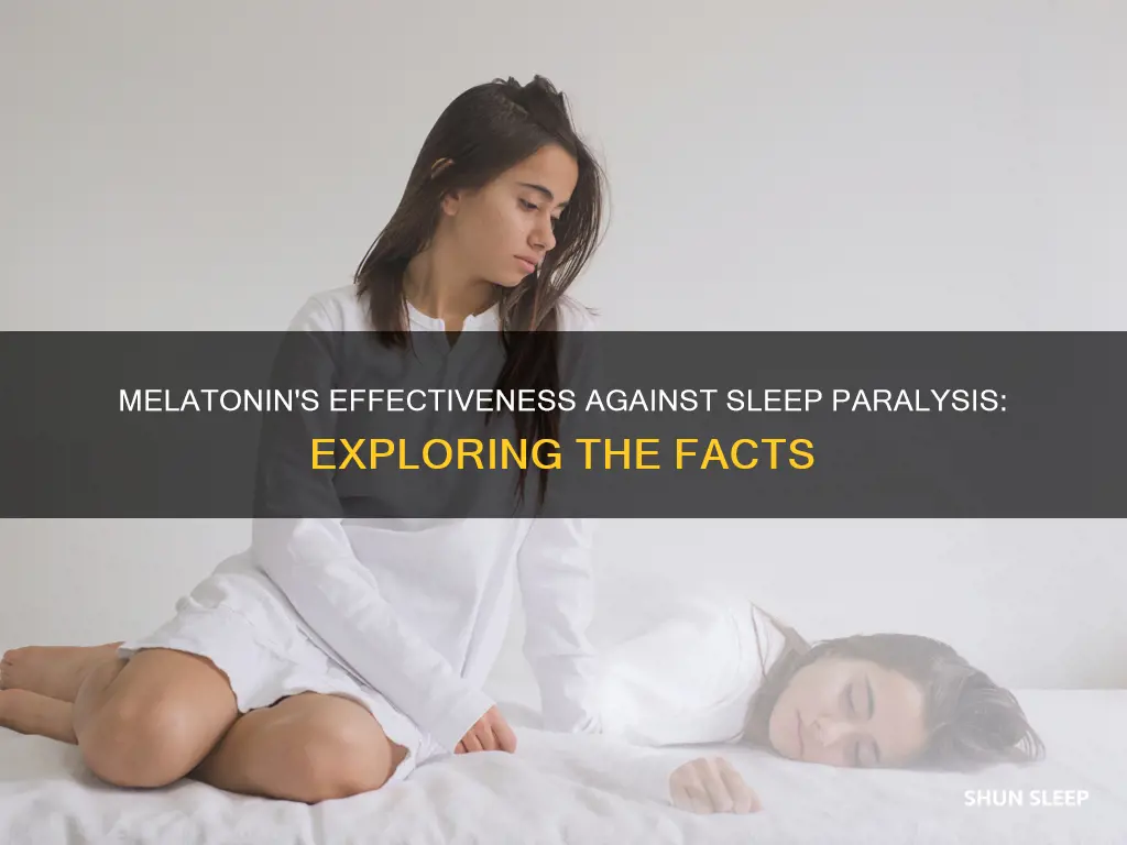 does melatonin work for sleep paralysis
