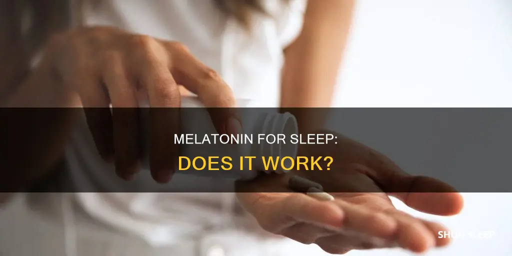 does melatonin work for sleep