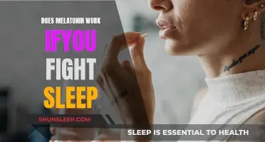 Melatonin's Effectiveness When Fighting Sleep