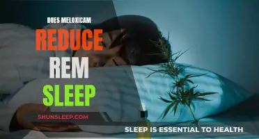 Meloxicam's Impact: Reducing REM Sleep or a Dreamless Night?