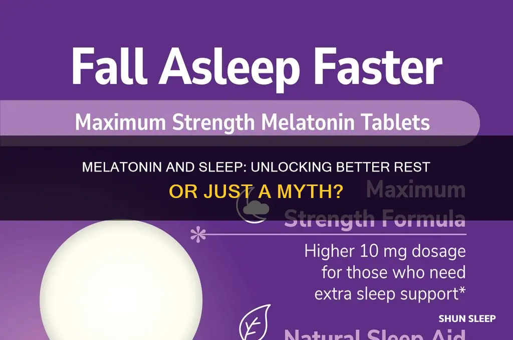 does meltonin help sleep