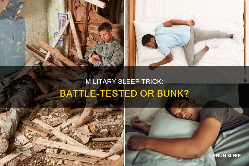 does military sleep trick work in battle