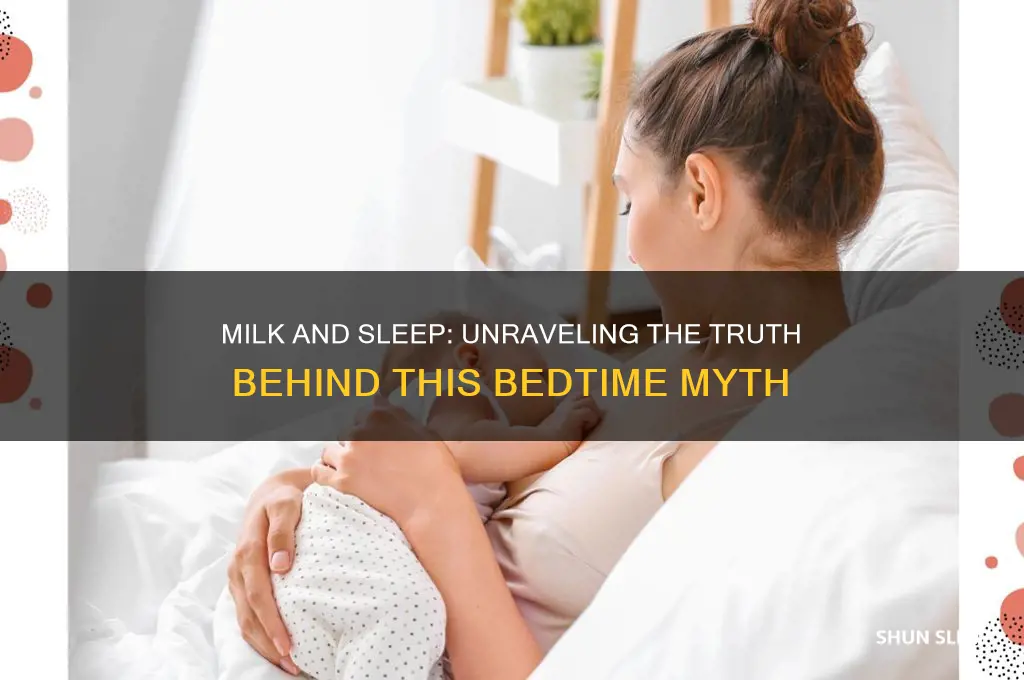 does milk actually help you sleep