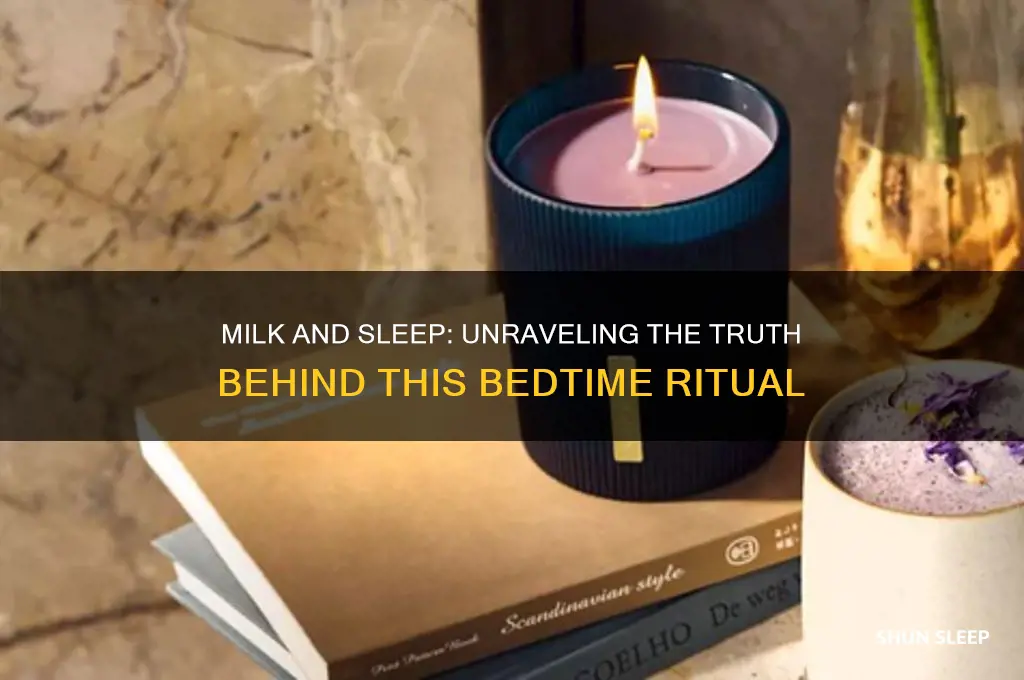 does milk help in sleeping