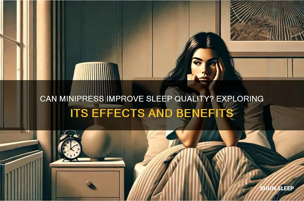 does minipress help you sleep