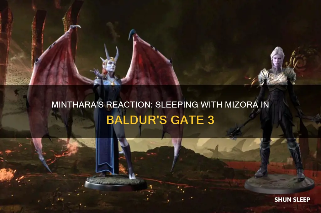 does minthara get mad if you sleep with mizora