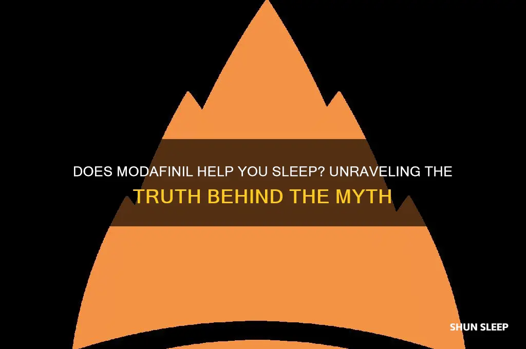 does modafinil help you sleep