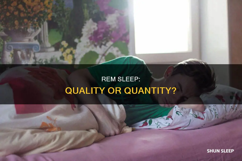 does more rem sleep mean better sleep