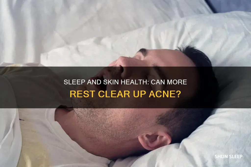 does more sleep help acne