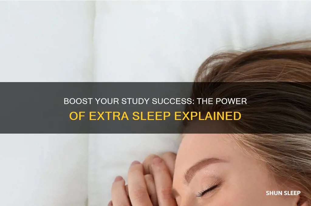 does more sleep help with studying