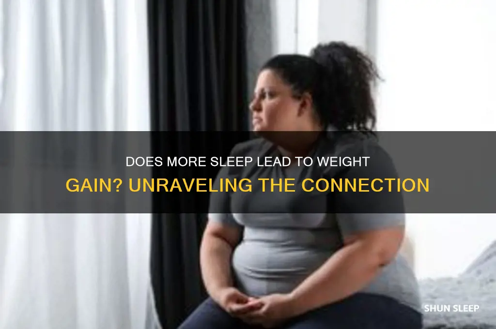 does more sleep help you gain weight