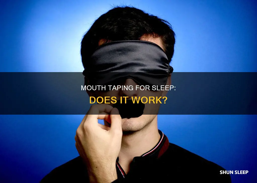 does mouth tape for sleeping work