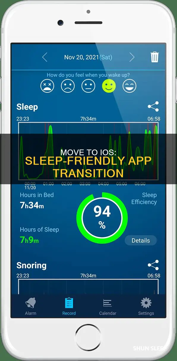 does move to ios work in sleep