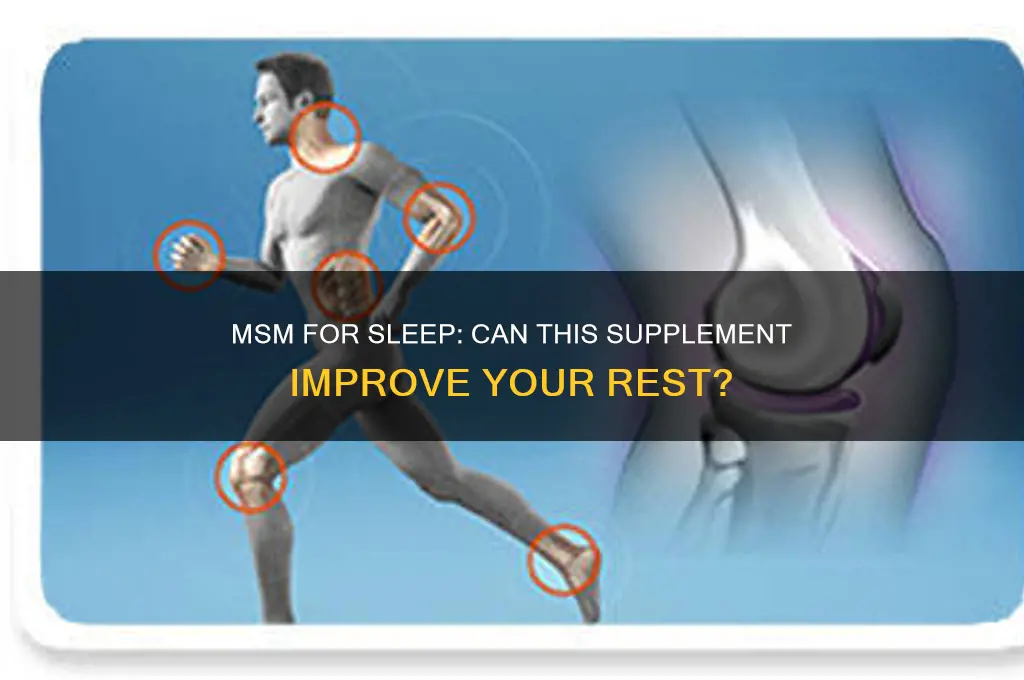 does msm help with sleep