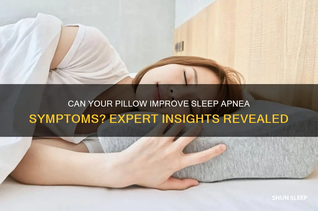 does my pillow help with sleep apnea