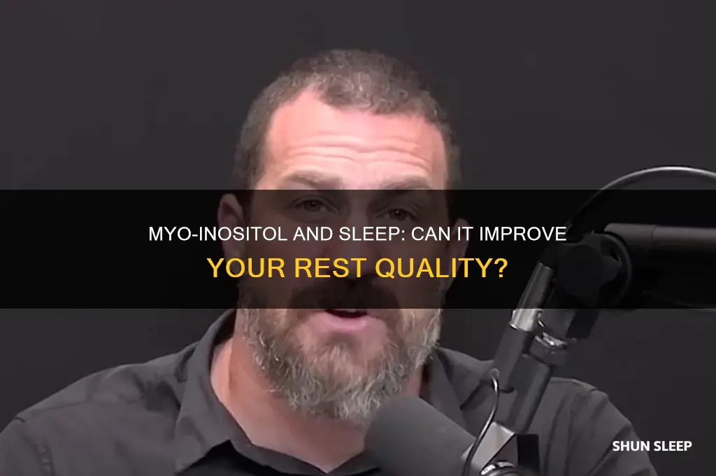 does myo inositol help with sleep