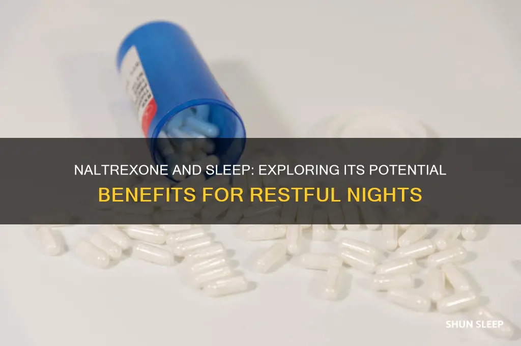 does naltrexone help with sleep
