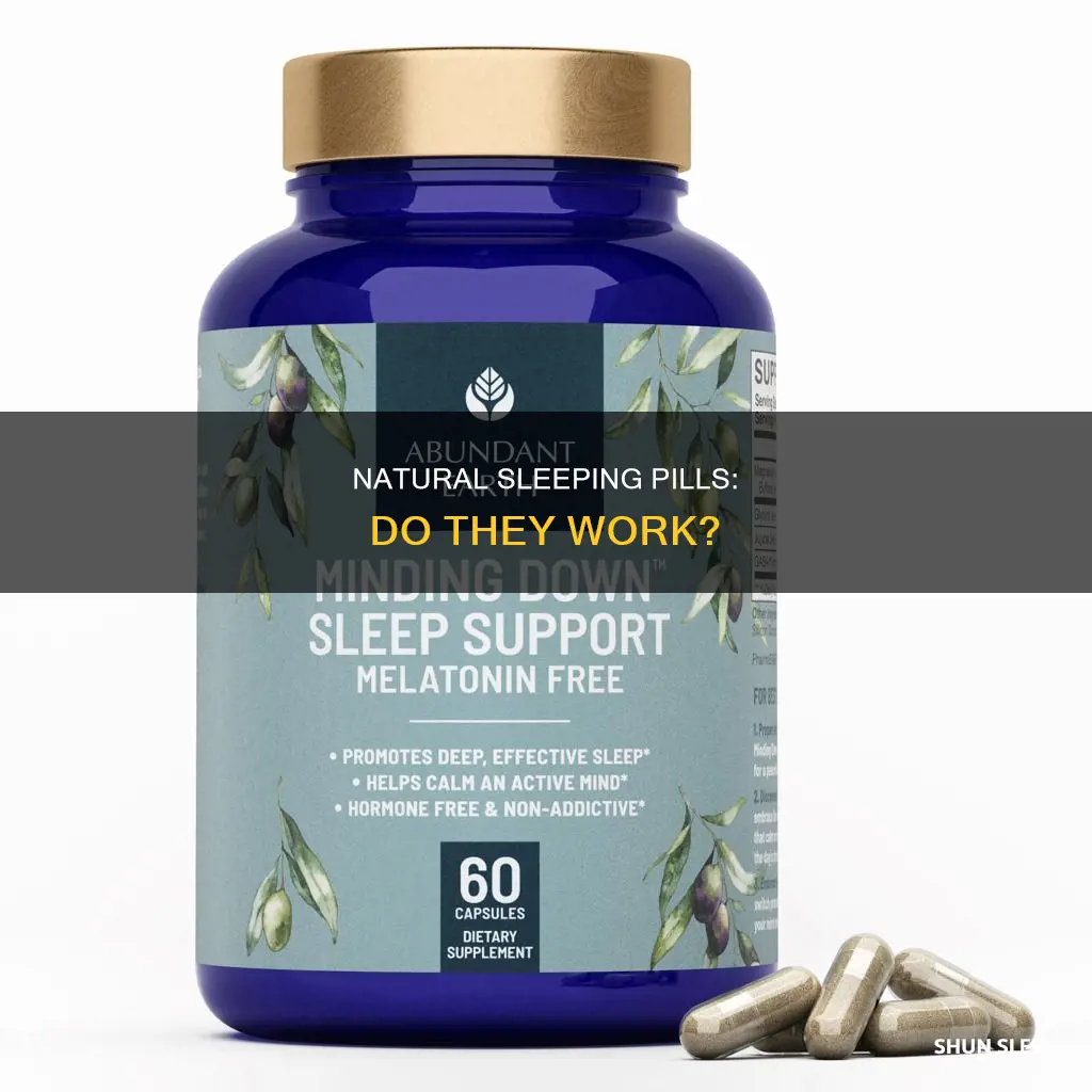 does natural sleeping tablets work