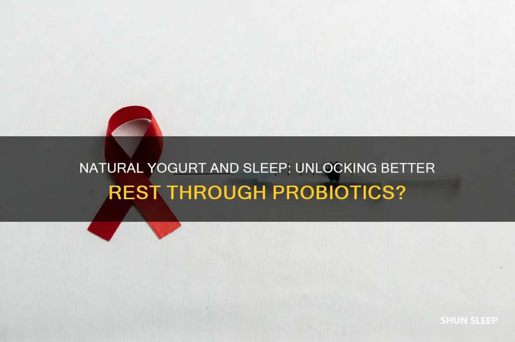 does natural yogurt help you sleep