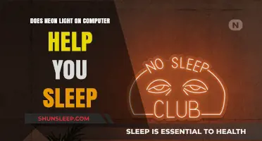 Can Neon Computer Lights Improve Sleep Quality? Exploring the Science