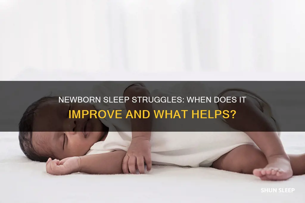 does newborn sleep get better