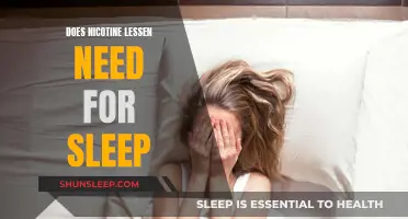 Nicotine's Impact: Less Sleep Needed or Just a Myth?