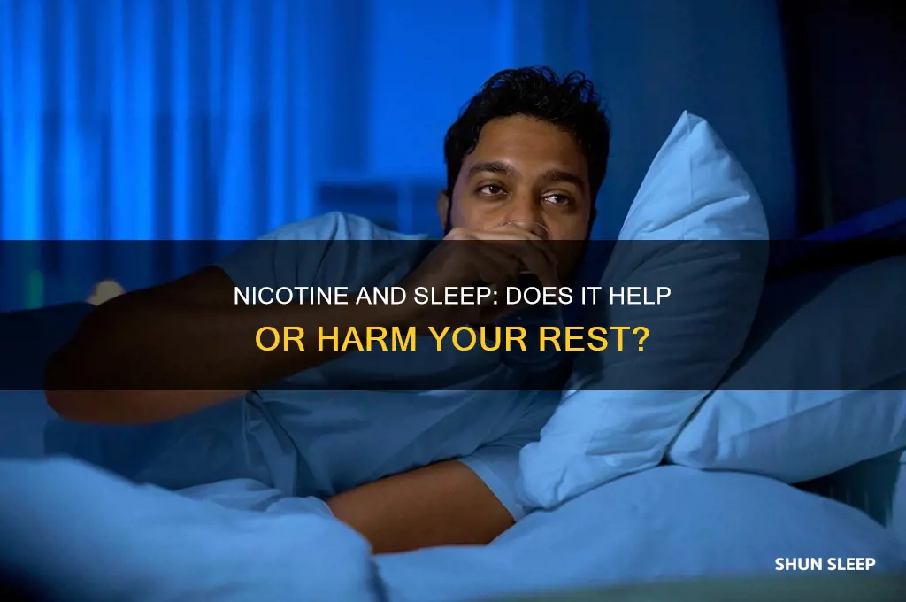 does nictonie help u sleep