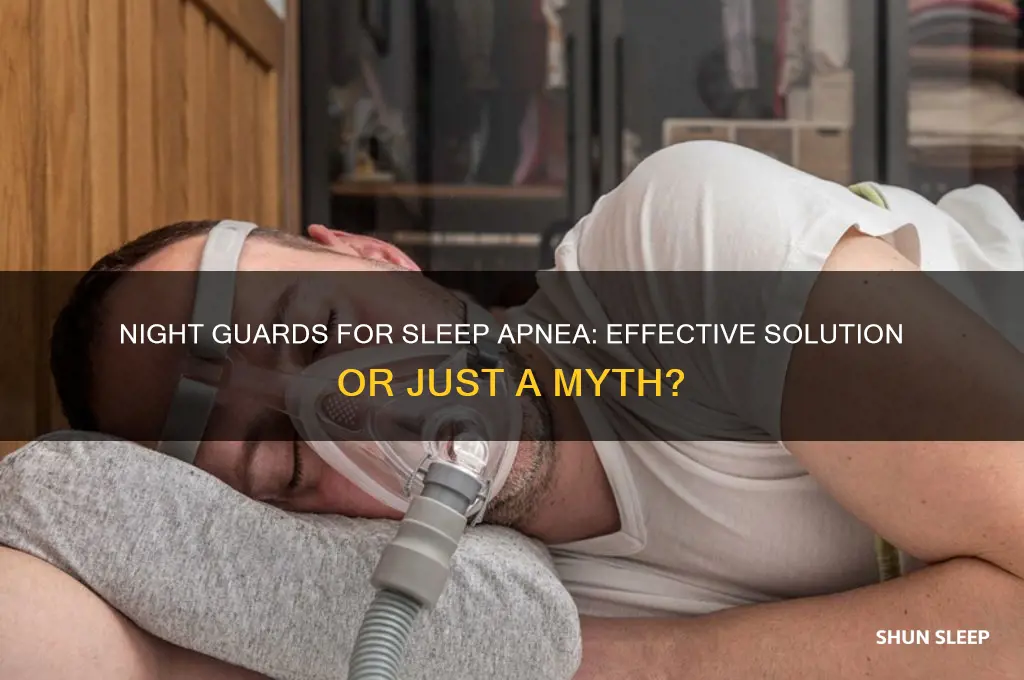 does night guard help sleep apnea