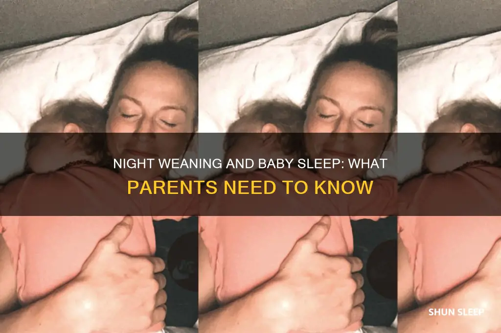 does night weaning help baby sleep