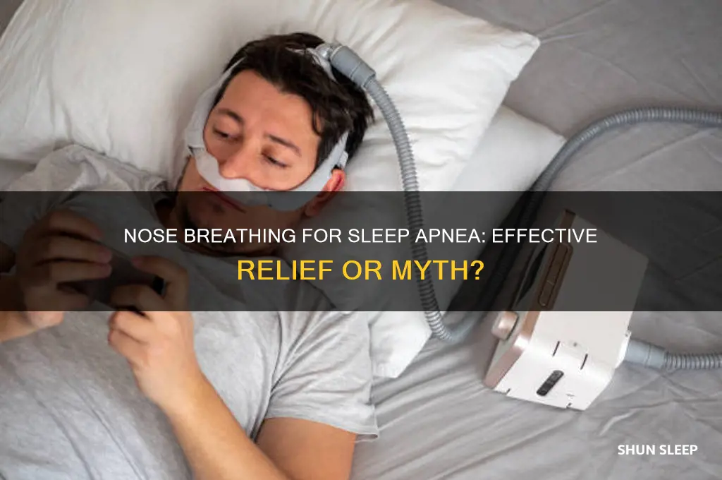 does nose breathing help sleep apnea