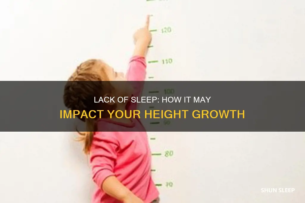 does not getting enough sleep affect height