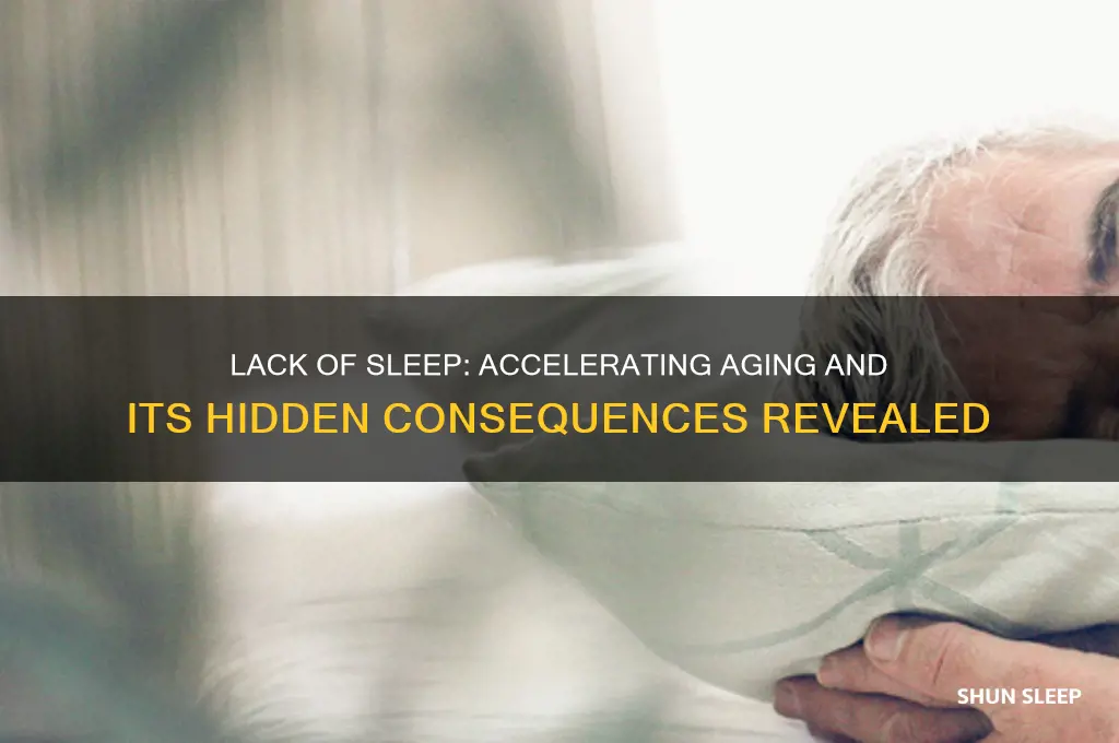 does not getting enough sleep age you