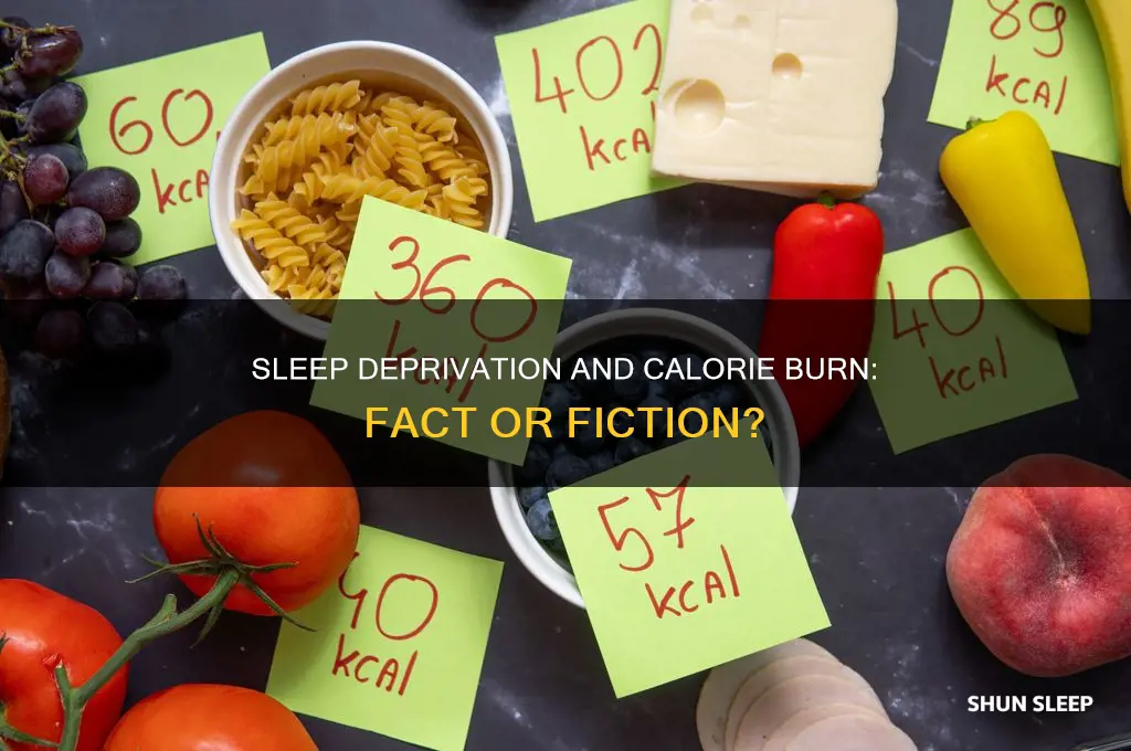 does not getting enough sleep burn calories