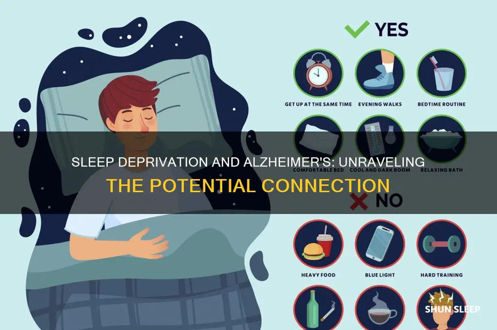 does not getting enough sleep cause alzheimer