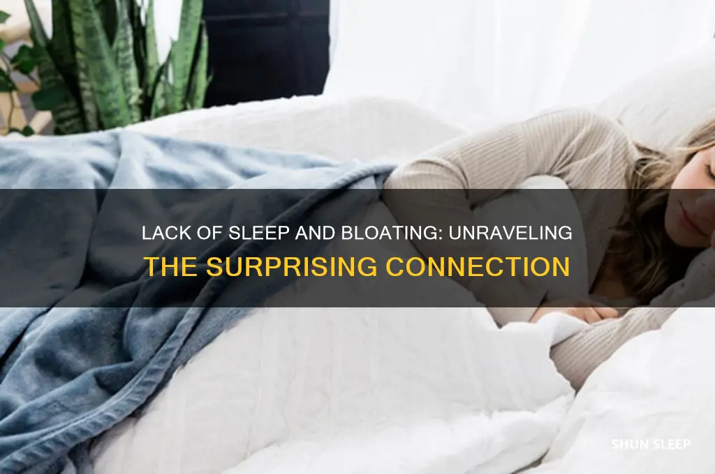 does not getting enough sleep cause bloating