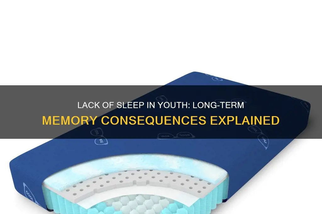 does not getting good sleep in youth affect your memory