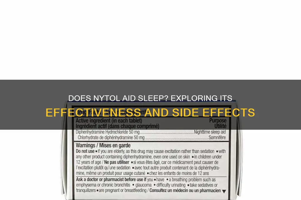 does nytol help you sleep