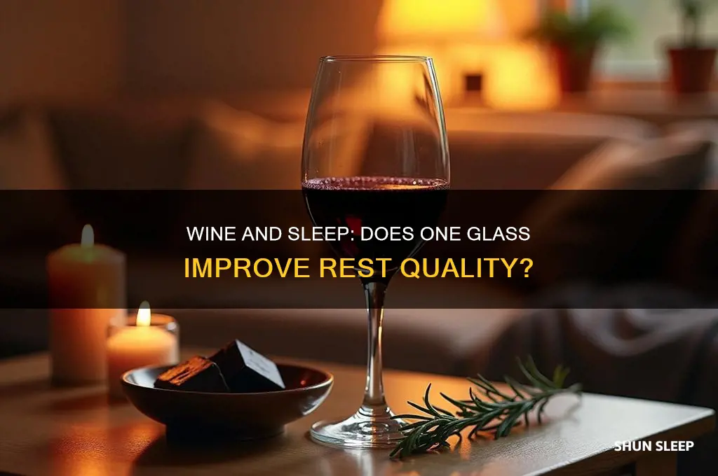 does one glass of wine help sleep