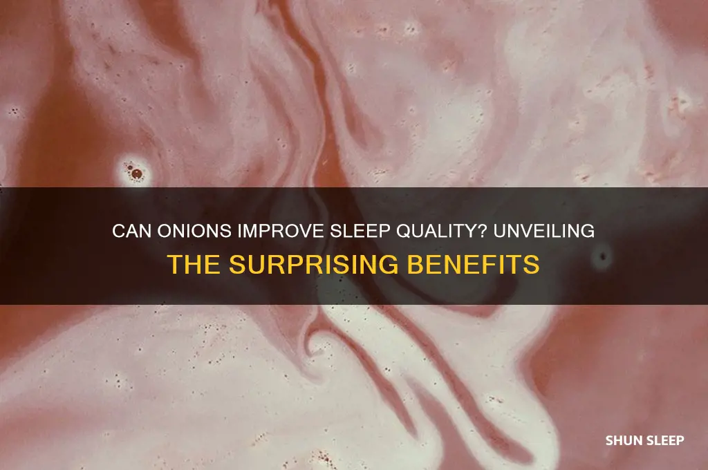 does onion help sleep